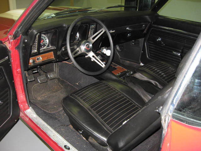 1969 Red Chevrolet Camaro Coupe