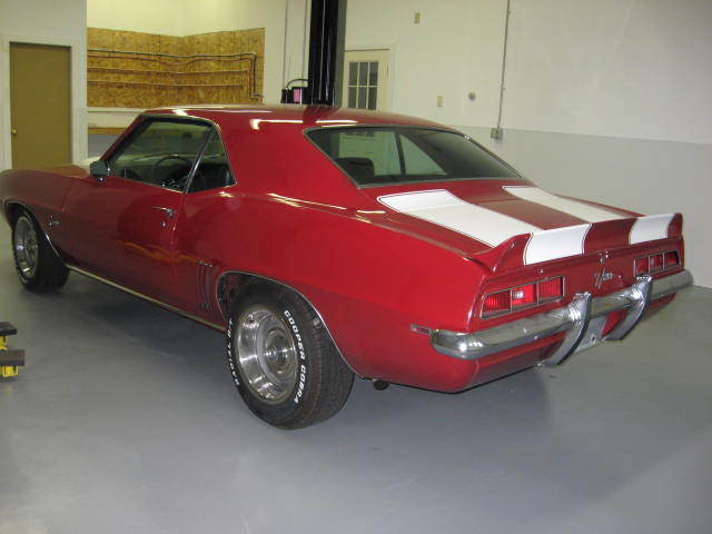 1969 Red Chevrolet Camaro Coupe