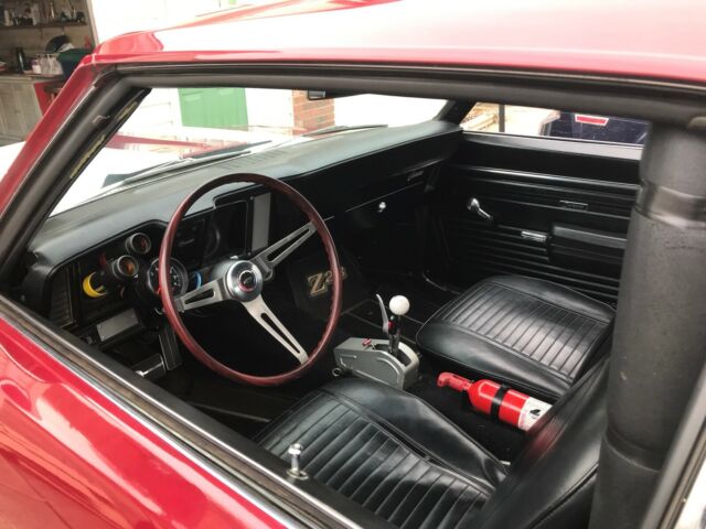 1969 Maroon Chevrolet Camaro