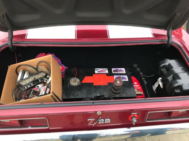 1969 Maroon Chevrolet Camaro