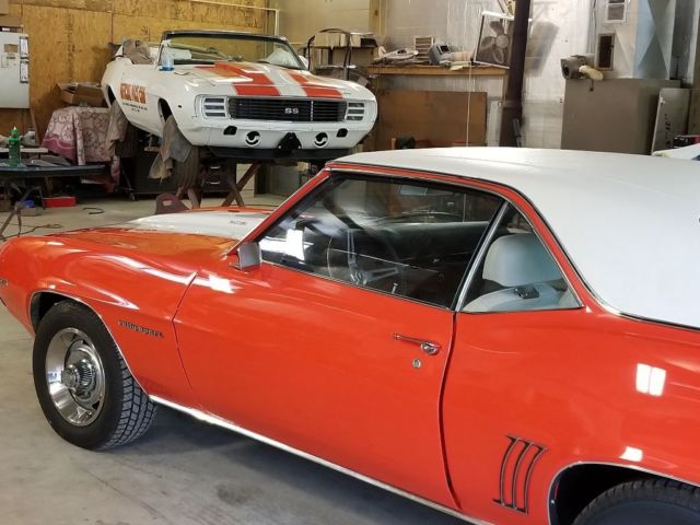 1969 Orange Chevrolet Camaro Coupe