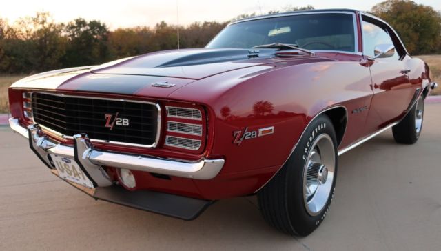 1969 Red Chevrolet Camaro Coupe