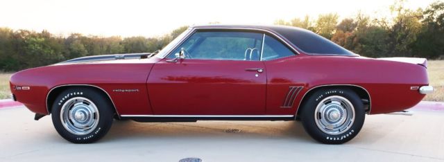 1969 Red Chevrolet Camaro Coupe