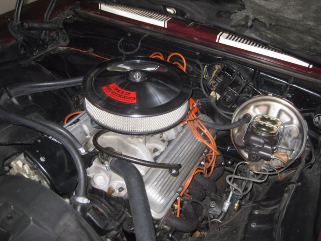 1969 Burgandy Chevrolet Camaro Coupe