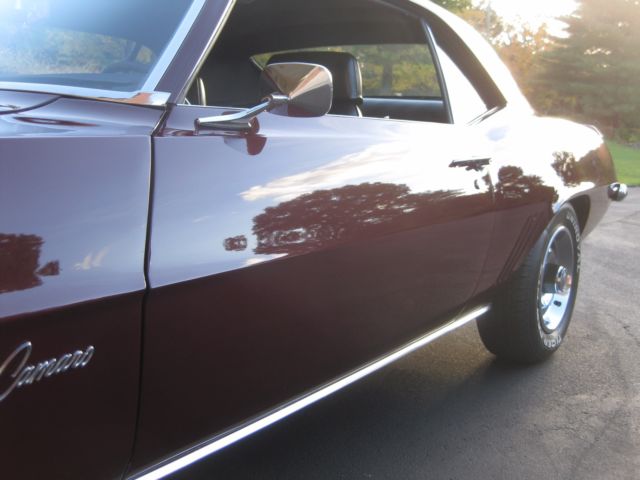 1969 Burgandy Chevrolet Camaro Coupe