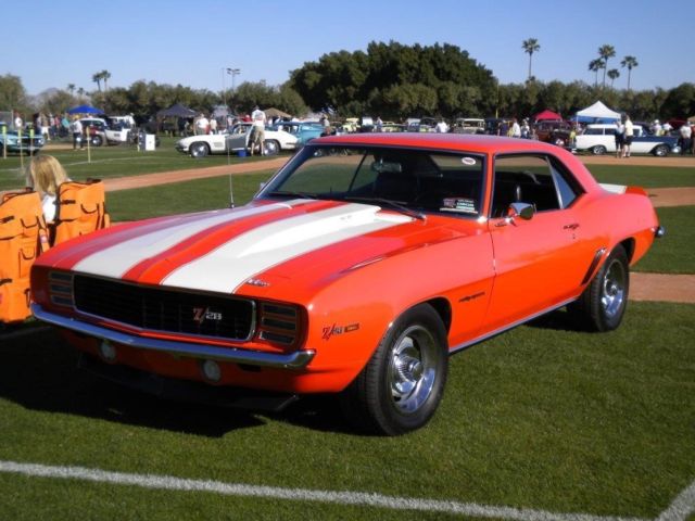 1969 Blue Chevrolet Camaro Coupe