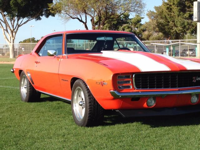 1969 Blue Chevrolet Camaro Coupe