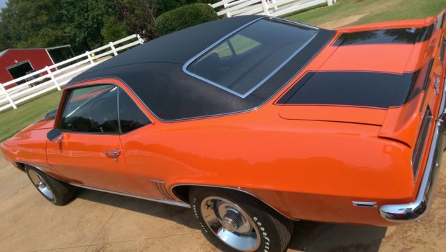 1969 Orange Chevrolet Camaro Coupe