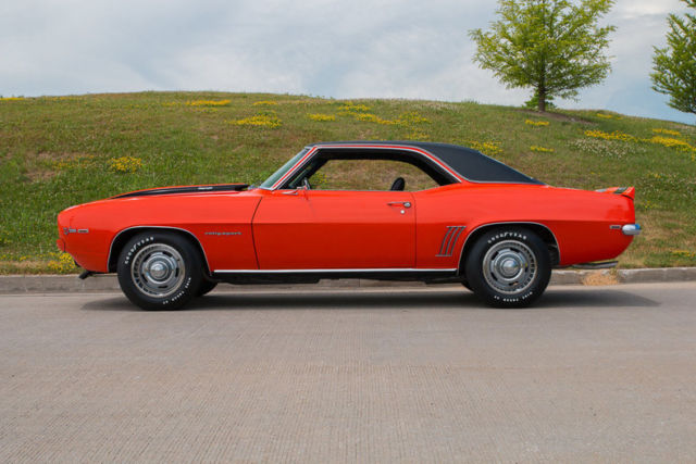 1969 Orange Chevrolet Camaro Coupe