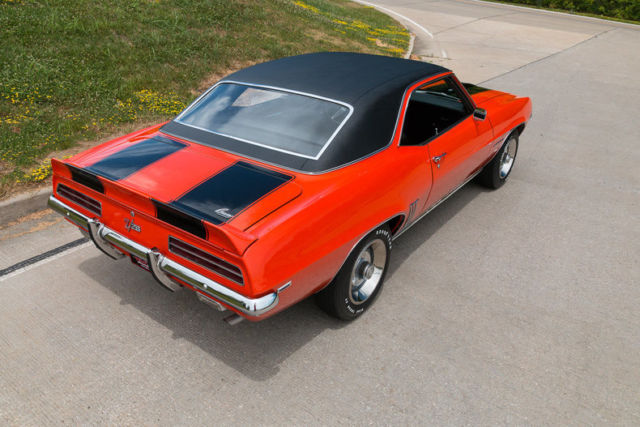 1969 Orange Chevrolet Camaro Coupe