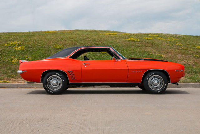 1969 Orange Chevrolet Camaro Coupe