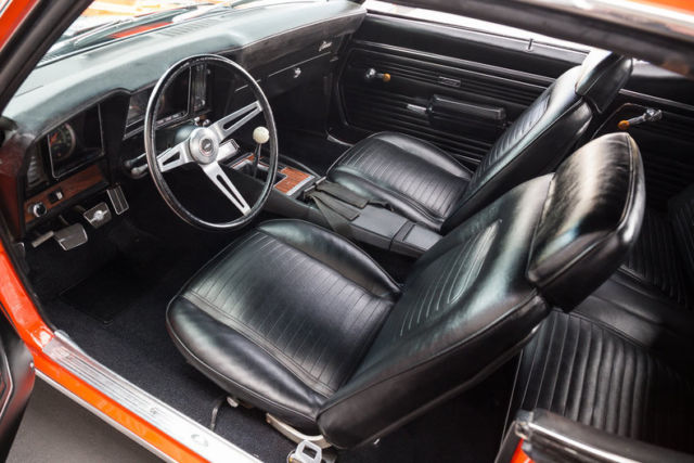 1969 Orange Chevrolet Camaro Coupe