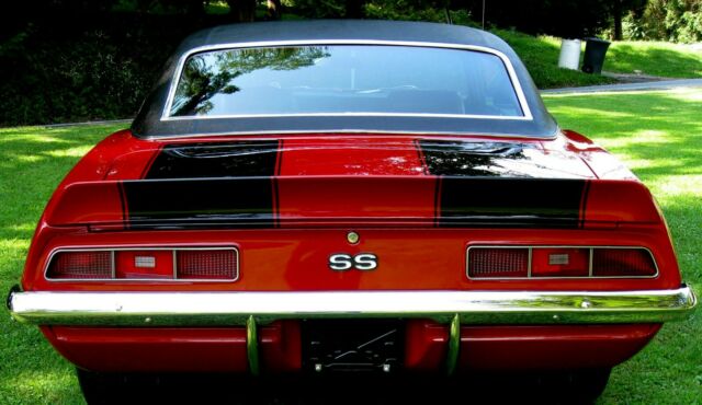 1969 Garnet Red w/Black Stripes Chevrolet Camaro Coupe