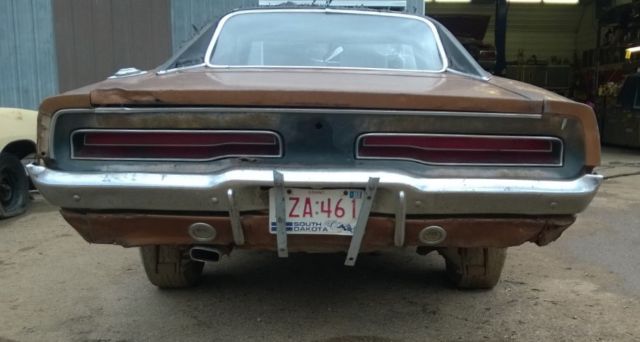 1969 T7 dark bronze poly Dodge Charger B-body