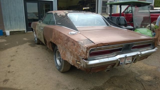 1969 T7 dark bronze poly Dodge Charger B-body