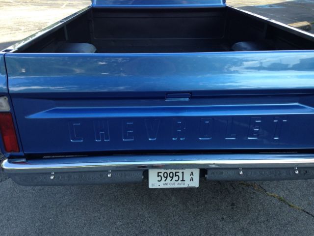 1969 Blue Chevrolet C-10 Standard Cab Pickup