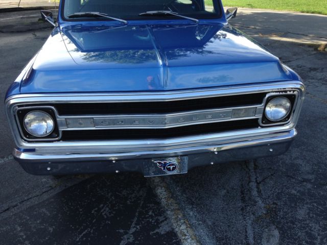 1969 Blue Chevrolet C-10 Standard Cab Pickup