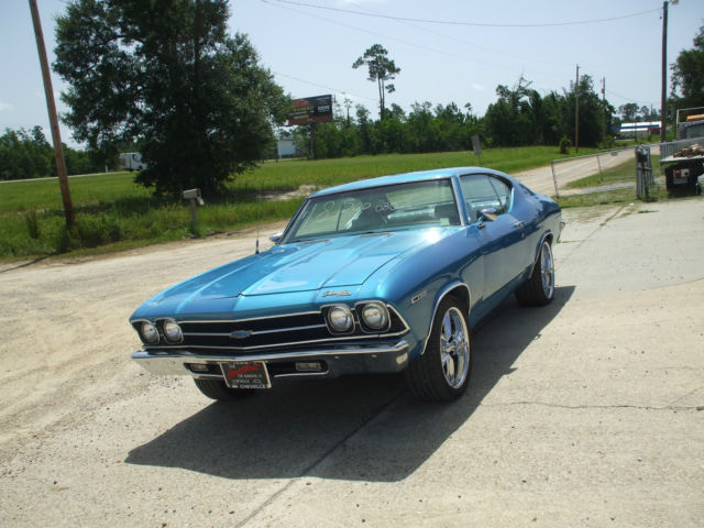 1969 Blue Chevrolet Chevelle 2-Dr Hard Top