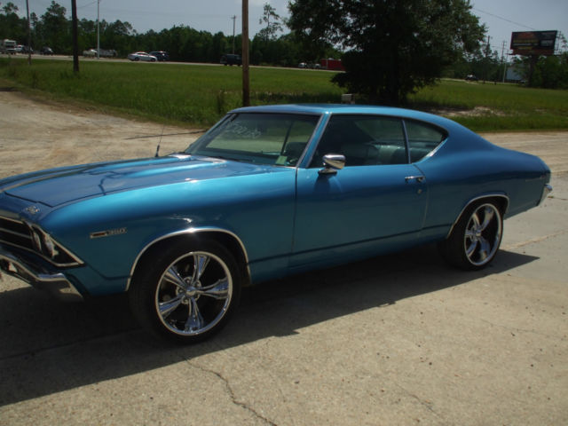1969 Blue Chevrolet Chevelle 2-Dr Hard Top
