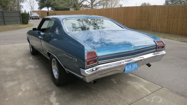 1969 Blue Chevrolet Chevelle