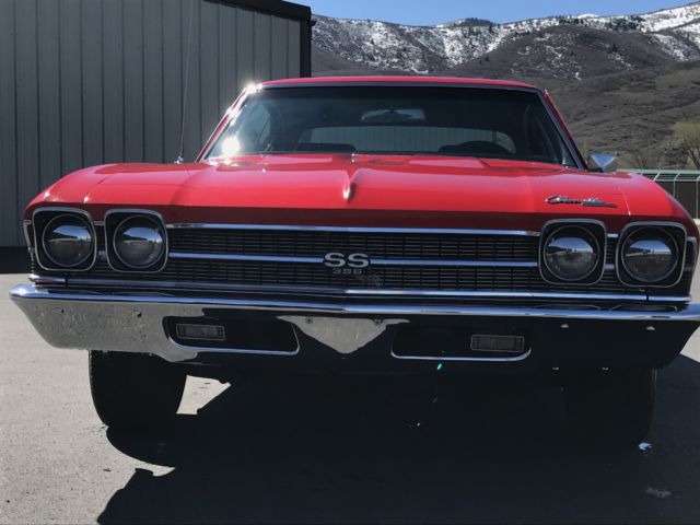 1969 Red Chevrolet Chevelle Coupe