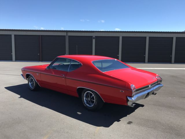 1969 Red Chevrolet Chevelle Coupe