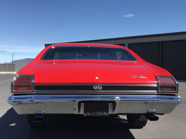1969 Red Chevrolet Chevelle Coupe