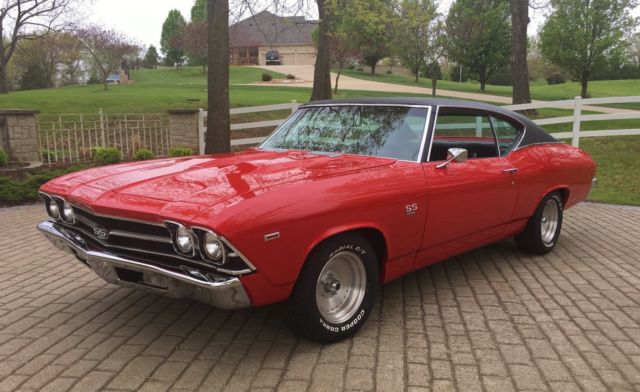 1969 Red Chevrolet Chevelle Coupe