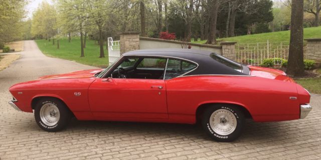 1969 Red Chevrolet Chevelle Coupe