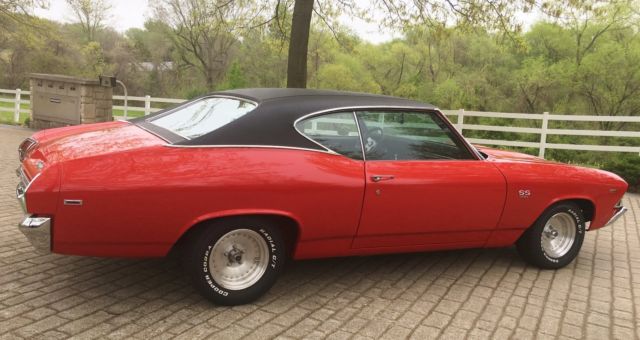 1969 Red Chevrolet Chevelle Coupe