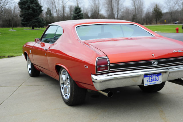 1969 prowler orange metallic Chevrolet Chevelle coupe