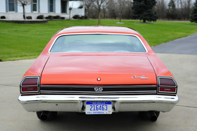 1969 prowler orange metallic Chevrolet Chevelle coupe