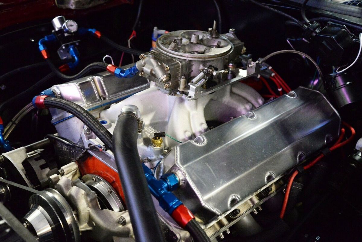 1969 Maroon Chevrolet Chevelle Coupe