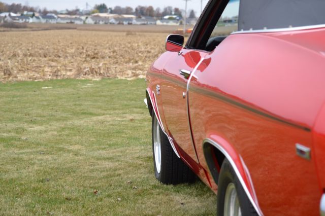1969 Red Chevrolet Chevelle Convertible