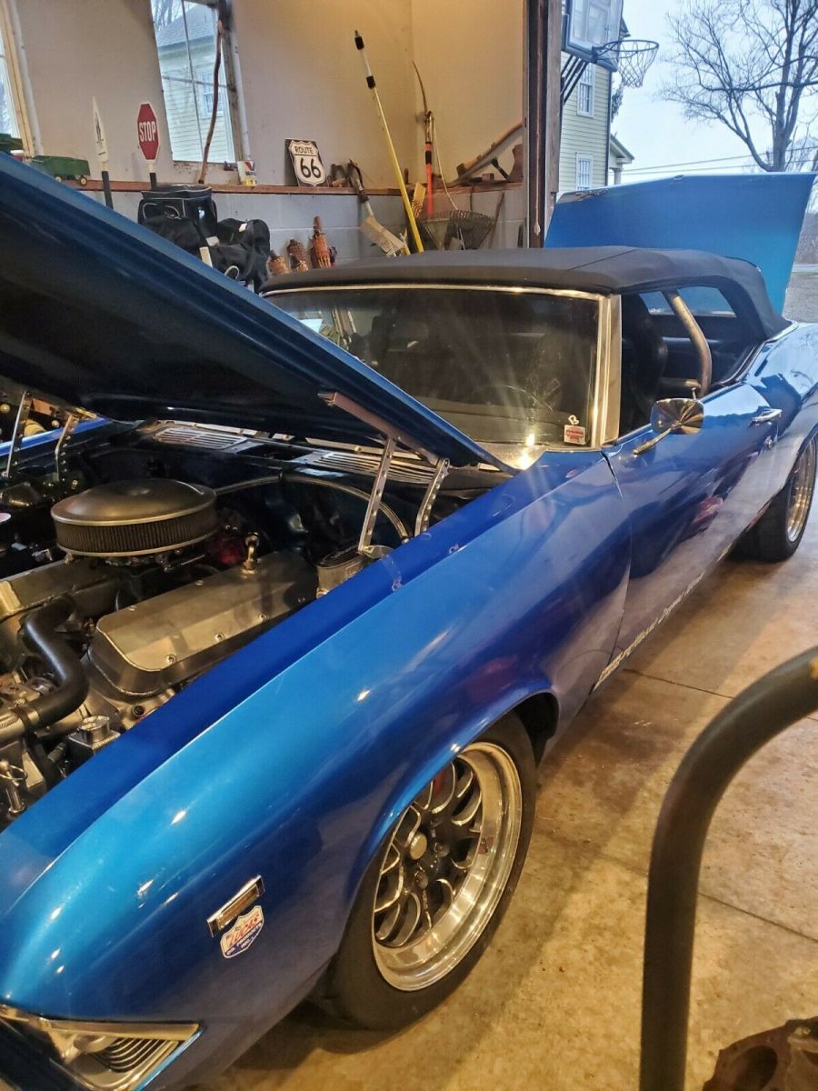 1969 Blue Chevrolet Chevelle Convertible