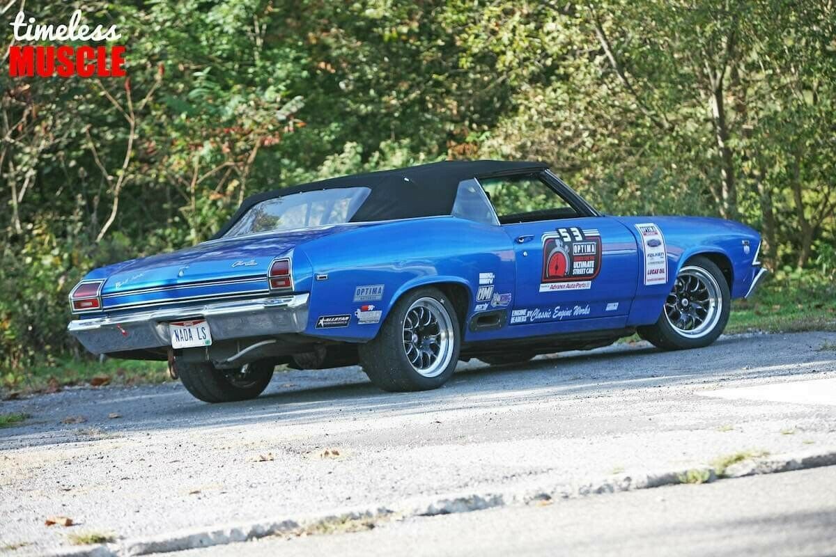 1969 Blue Chevrolet Chevelle Convertible