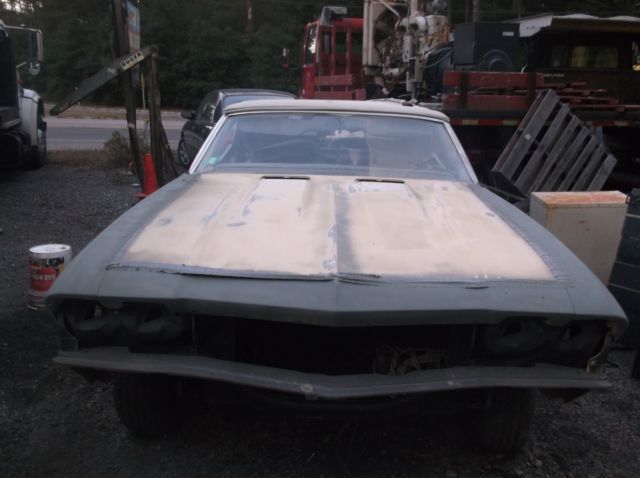 1969 Blue Chevrolet Chevelle Convertible