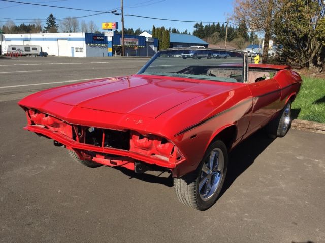 1969 Red Chevrolet Chevelle Convertible