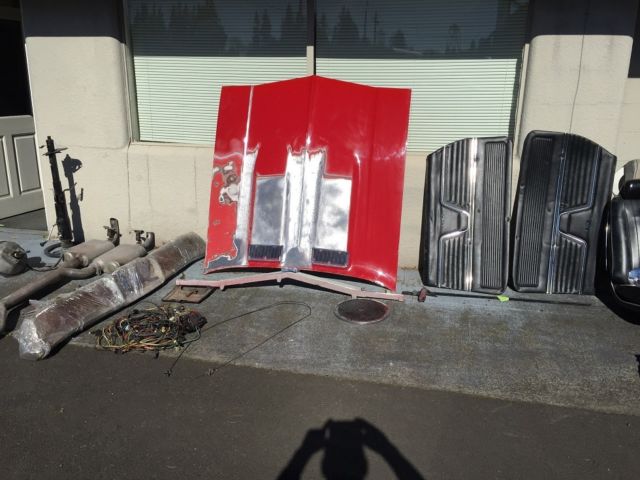 1969 Red Chevrolet Chevelle Convertible