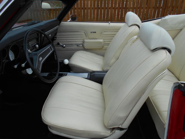 1969 Red Chevrolet Chevelle Convertible