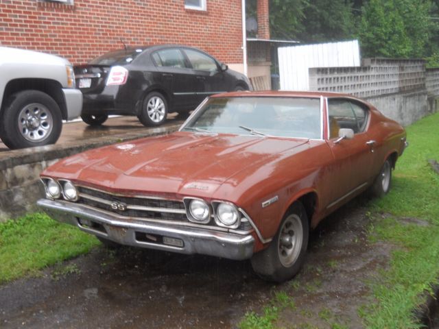1969 Red Chevrolet Chevelle Coupe