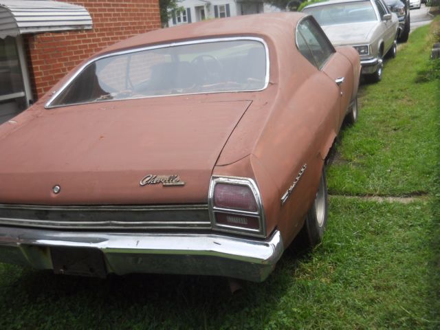 1969 Red Chevrolet Chevelle Coupe