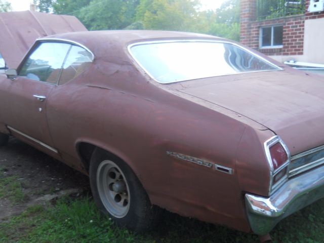 1969 Red Chevrolet Chevelle Coupe