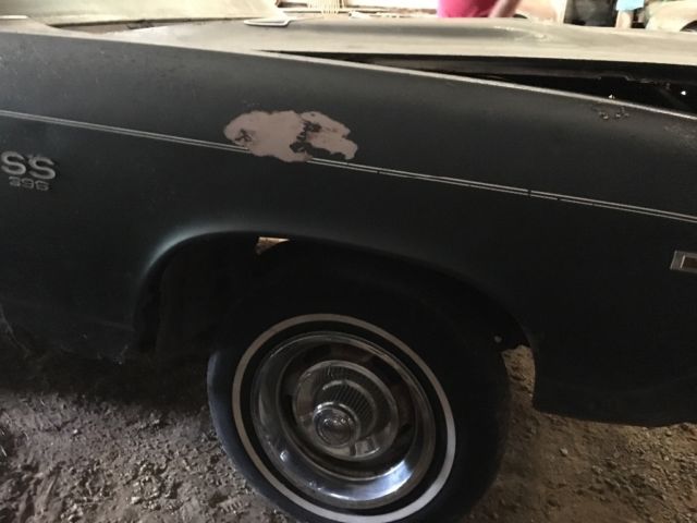 1969 Blue Chevrolet Chevelle Coupe