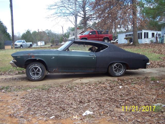 1969 Green Chevrolet Chevelle Coupe