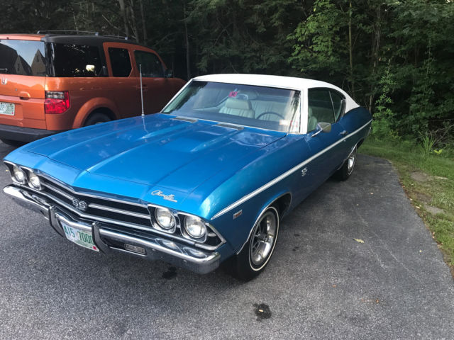 1969 Blue Chevrolet Chevelle Coupe