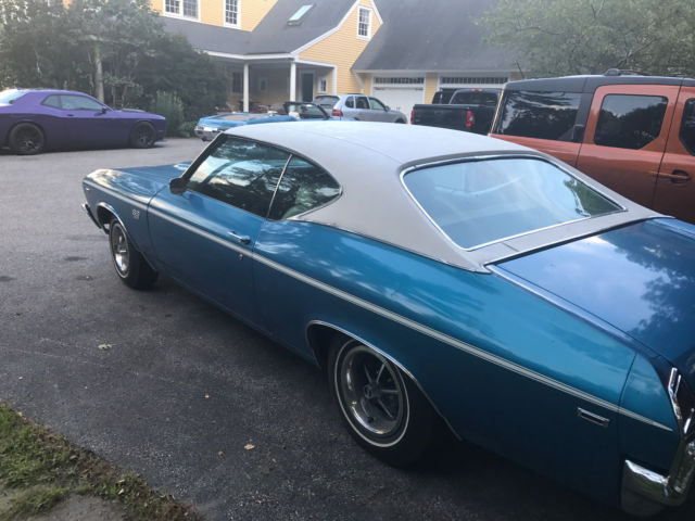 1969 Blue Chevrolet Chevelle Coupe