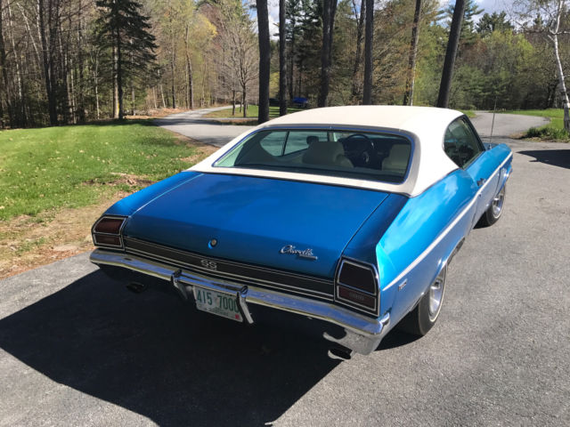 1969 Blue Chevrolet Chevelle Coupe