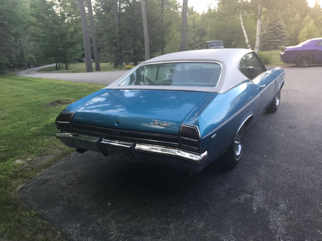 1969 Blue Chevrolet Chevelle Coupe