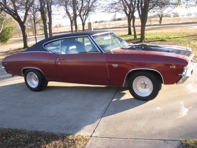 1969 Red Chevrolet Chevelle Coupe